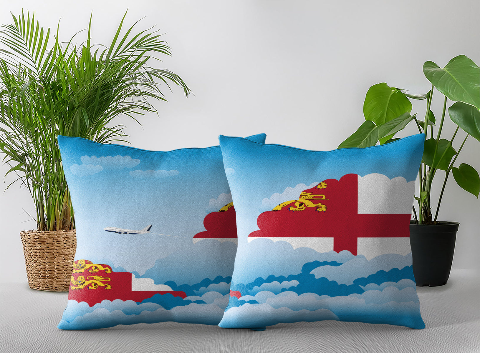 Sark Day Clouds Pillow Case