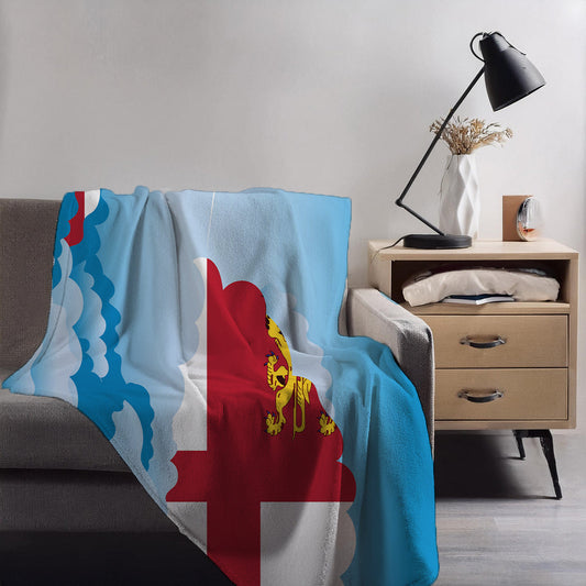 Sark Day Clouds Blankets & Throws | Soft Premium Blankets | City Posters Plus