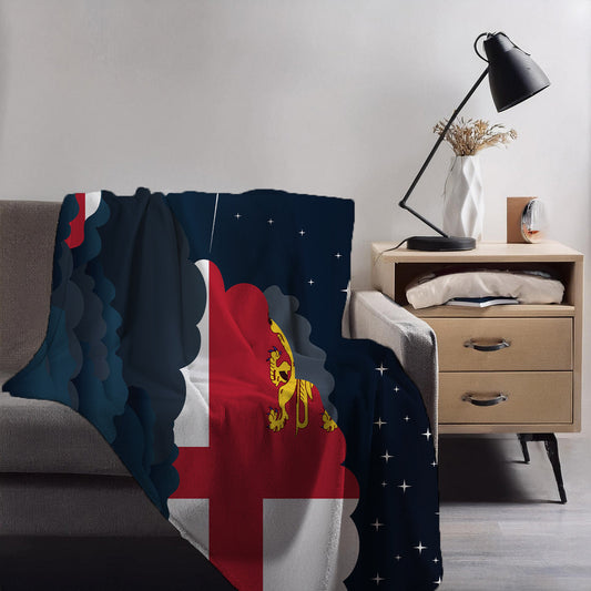 Sark Night Clouds Blankets & Throws | Premium Soft Blankets | City Posters Plus