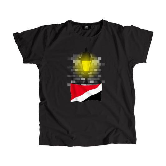 Sealand Principality of Street Lamp Bricks Men Unisex T-Shirt