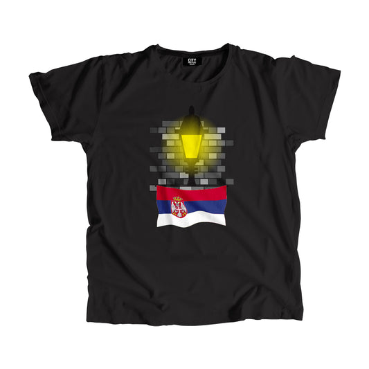 Serbia Street Lamp Bricks Men Unisex T-Shirt