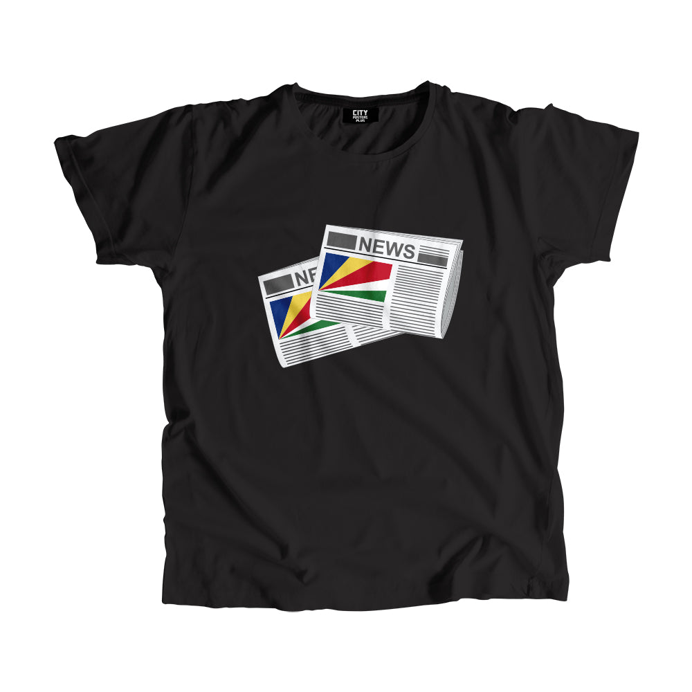 Seychelles Newspapers Unisex T Shirt