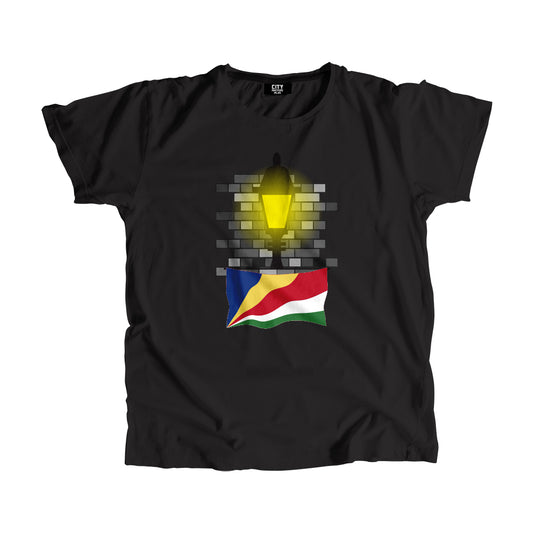 Seychelles Street Lamp Bricks Men Unisex T-Shirt