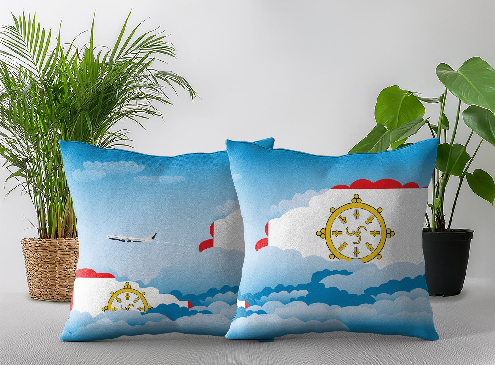 Sikkim Day Clouds Pillow Case