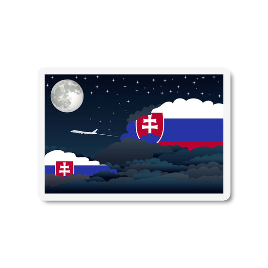 Slovakia Night Clouds Fridge Magnet