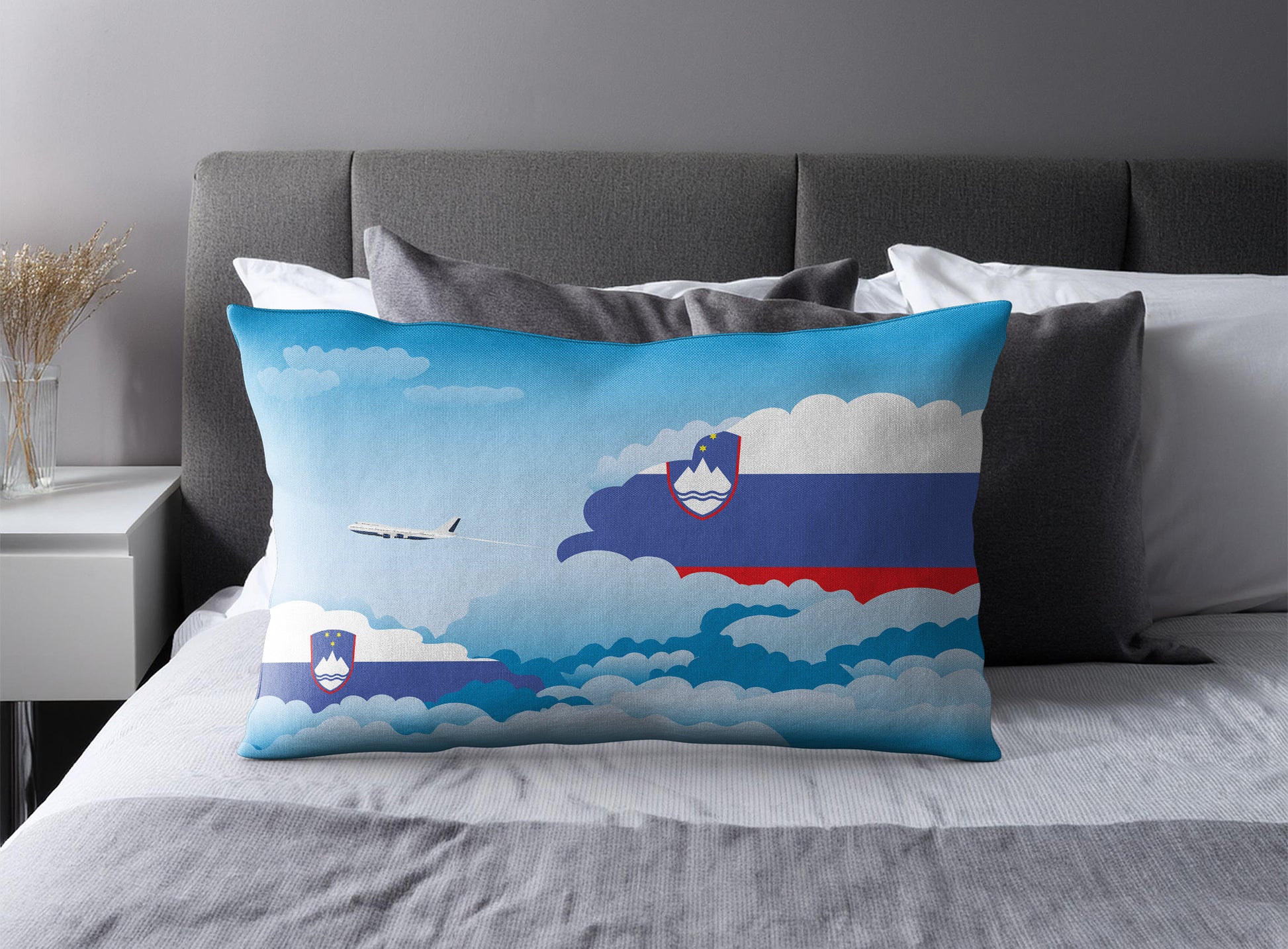 Slovenia Day Clouds Pillow Case