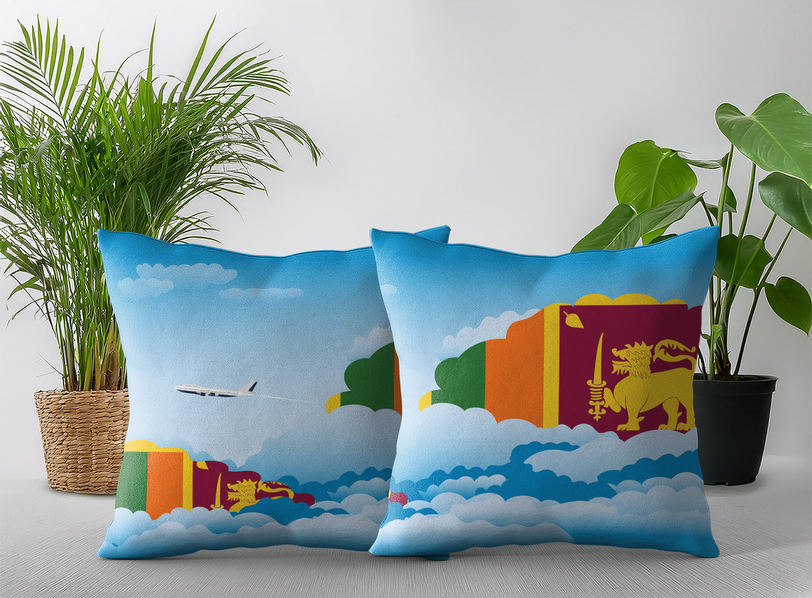 Sri Lanka Day Clouds Pillow Case