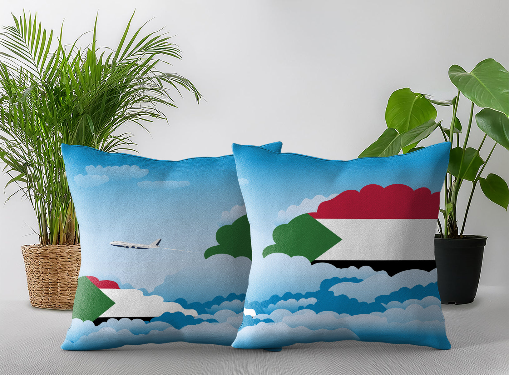 Sudan Day Clouds Pillow Case