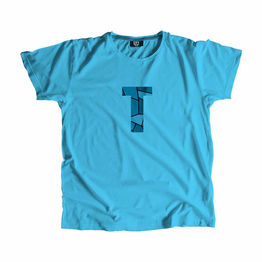 T Letter Men Unisex T-Shirt