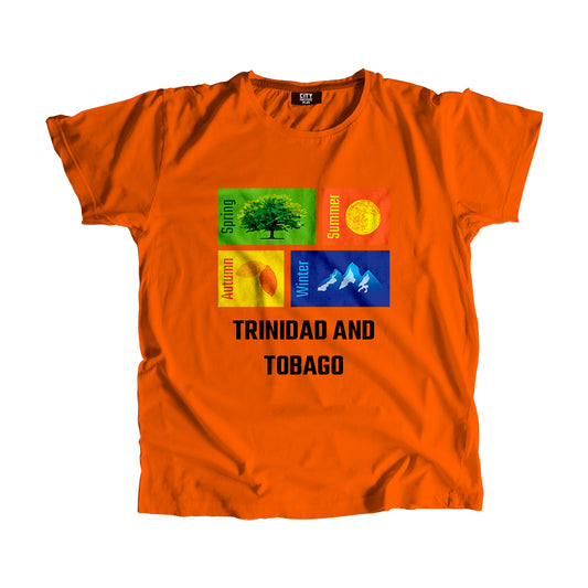 TRINIDAD AND TOBAGO Seasons Seasons Unisex T-Shirt | City Posters Plus