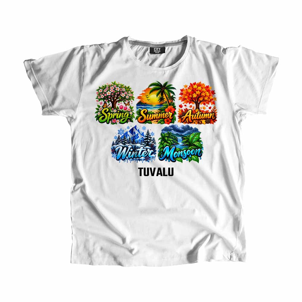 TUVALU Seasons Seasons Unisex T-Shirt | City Posters Plus