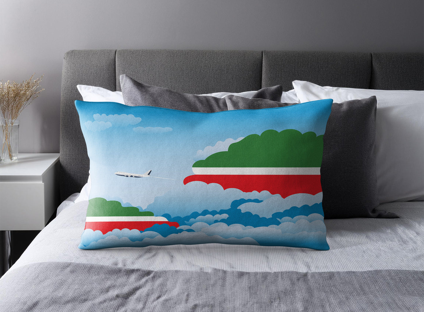 Tatarstan Day Clouds Pillow Case