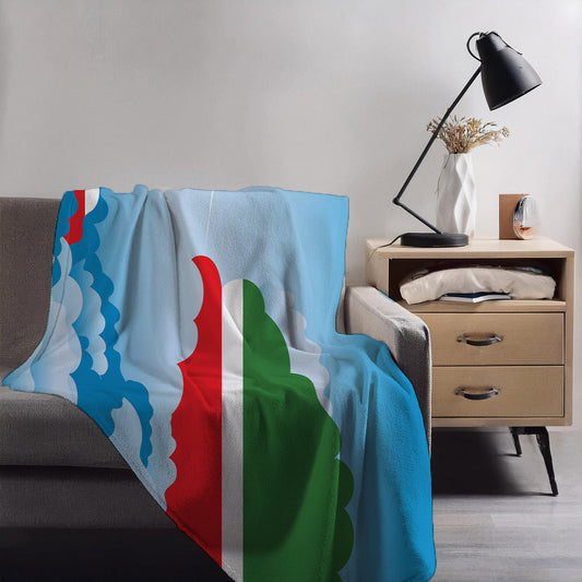 Tatarstan Day Clouds Blankets & Throws | Soft Premium Blankets | City Posters Plus