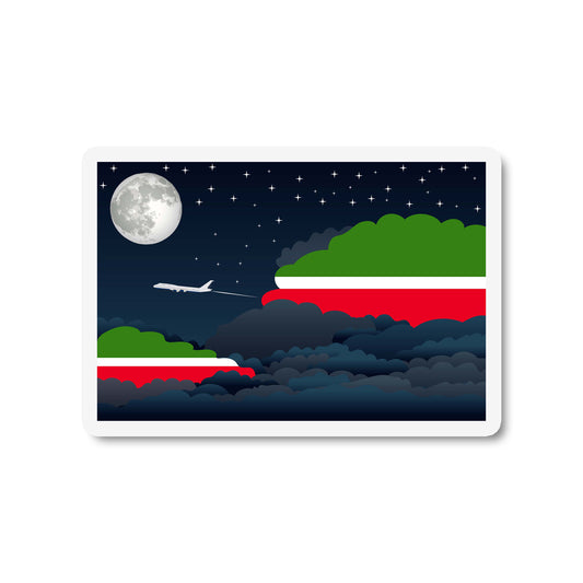 Tatarstan Night Clouds Fridge Magnet