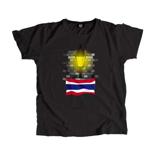 Thailand Street Lamp Bricks Men Unisex T-Shirt