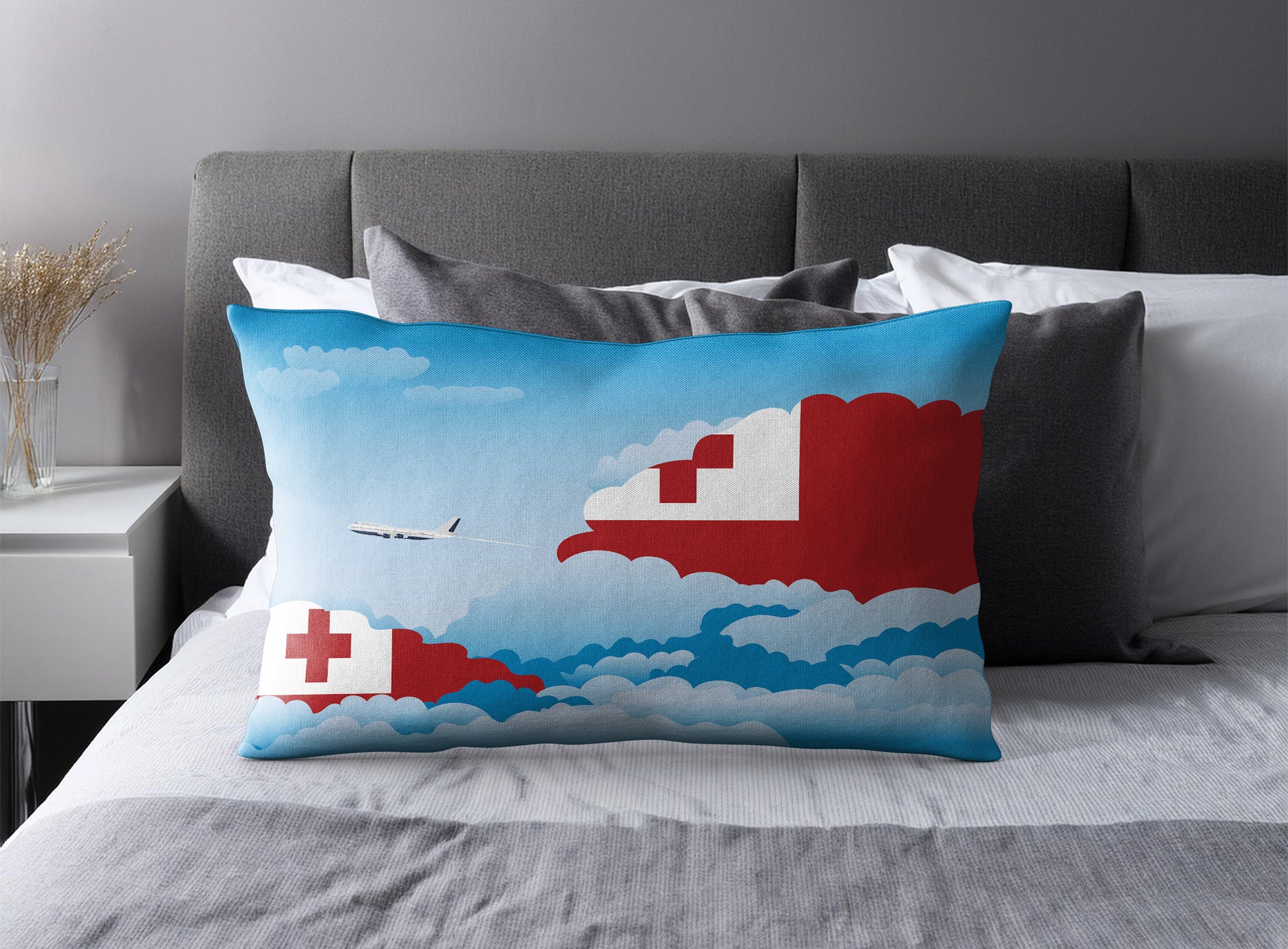 Tonga Day Clouds Pillow Case