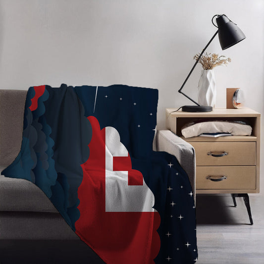 Tonga Night Clouds Blankets & Throws | Premium Soft Blankets | City Posters Plus