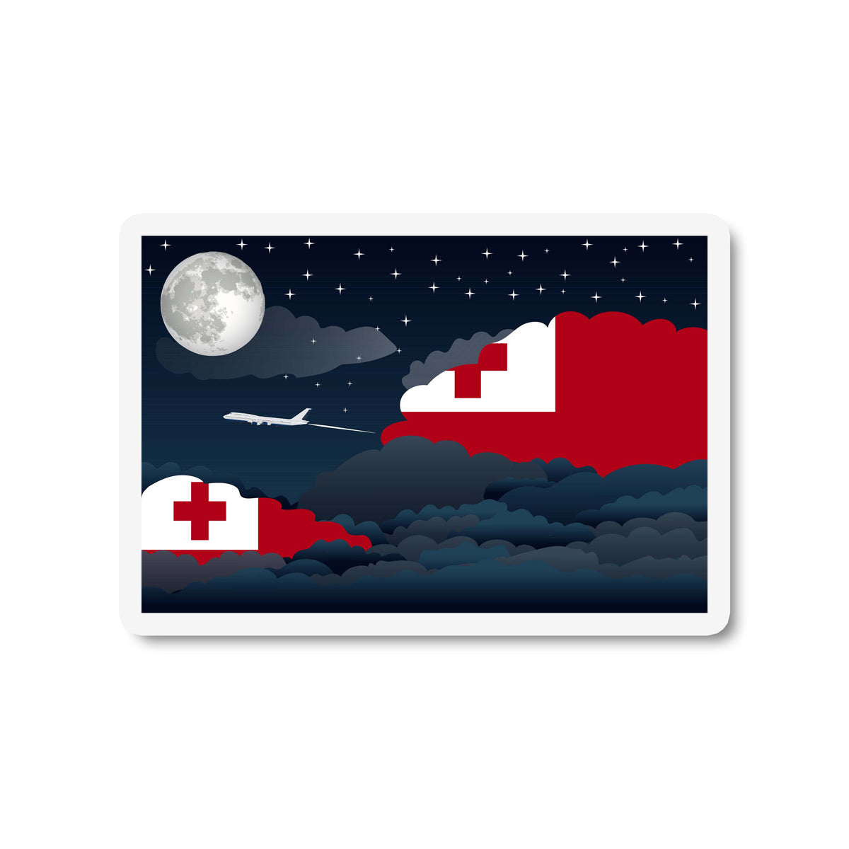 Tonga Night Clouds Magnet