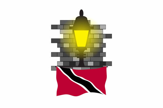 Trinidad and Tobago Street Lamp Bricks Sticker