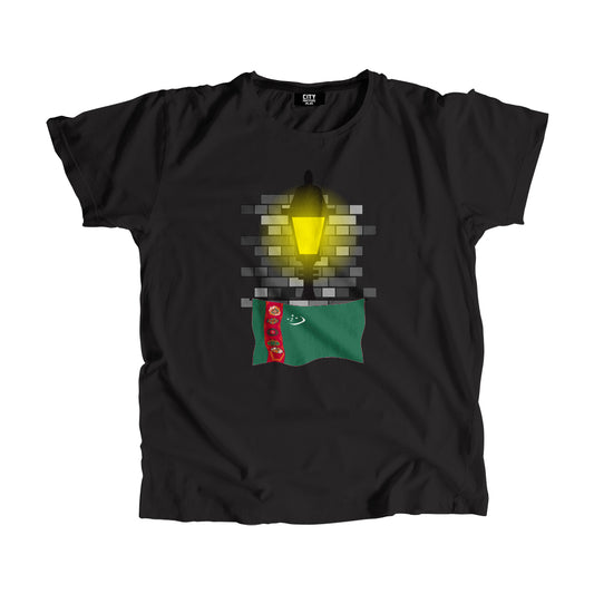 Turkmenistan Street Lamp Bricks Men Unisex T-Shirt