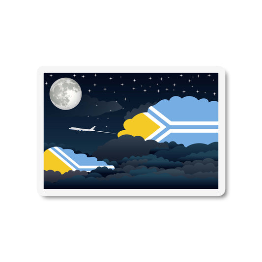 Tuva Night Clouds Magnet