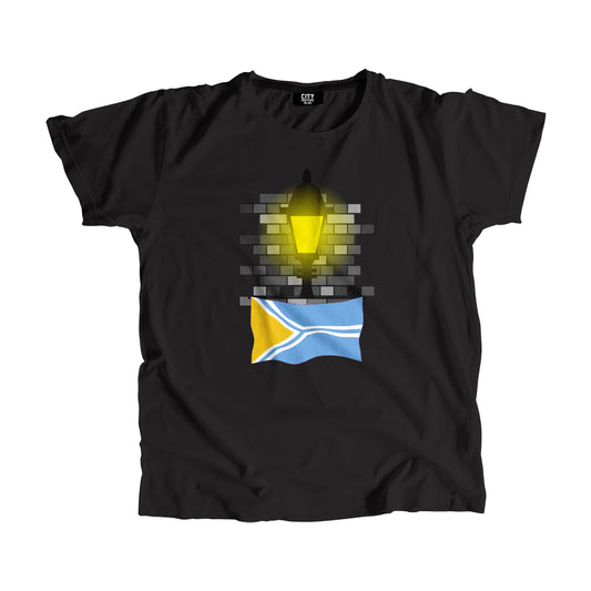 Tuva Street Lamp Bricks Men Unisex T-Shirt