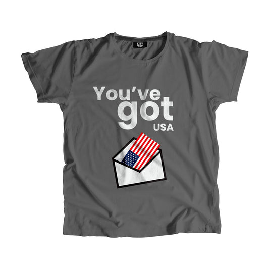 USA Flag Mail Men Unisex T-Shirt