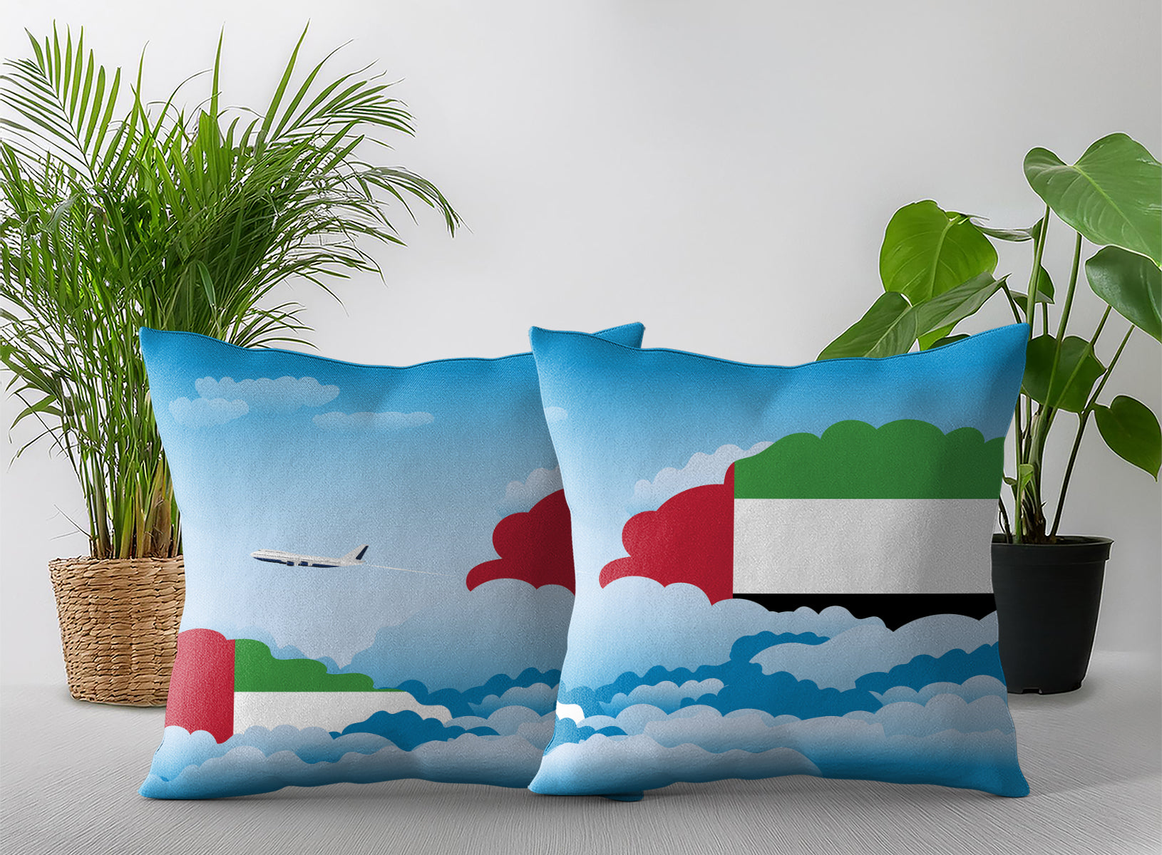 United Arab Emirates Day Clouds Pillow Case