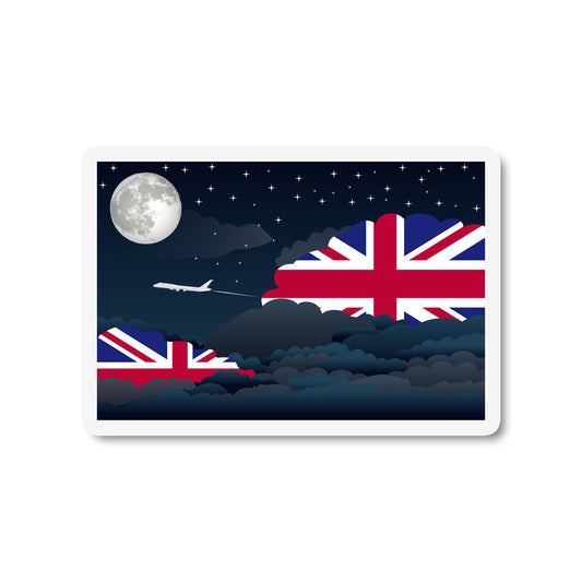 United Kingdom Night Clouds Magnet