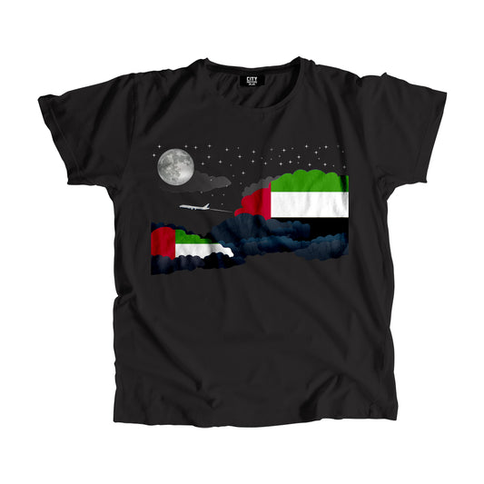 United Arab Emirates Night Clouds Men Unisex T-Shirt