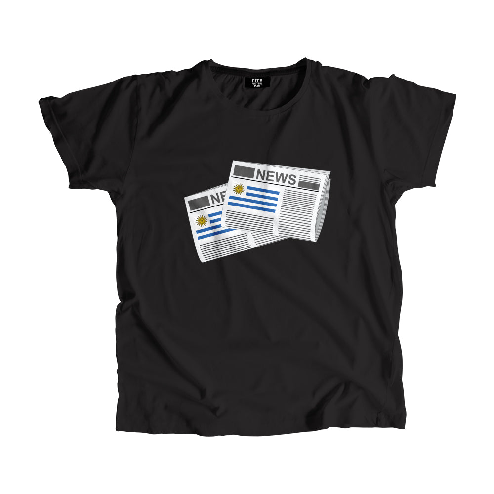 Uruguay Newspapers Unisex T Shirt