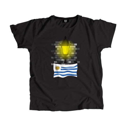 Uruguay Street Lamp Bricks Men Unisex T-Shirt