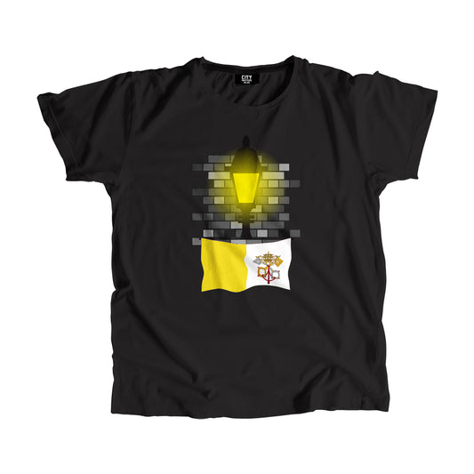 Vatican City Holy See Street Lamp Bricks Men Unisex T-Shirt