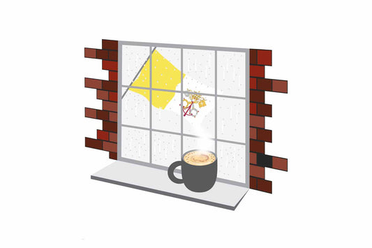 Vatican City Holy See Coffee Rain Window Fridge Magnet