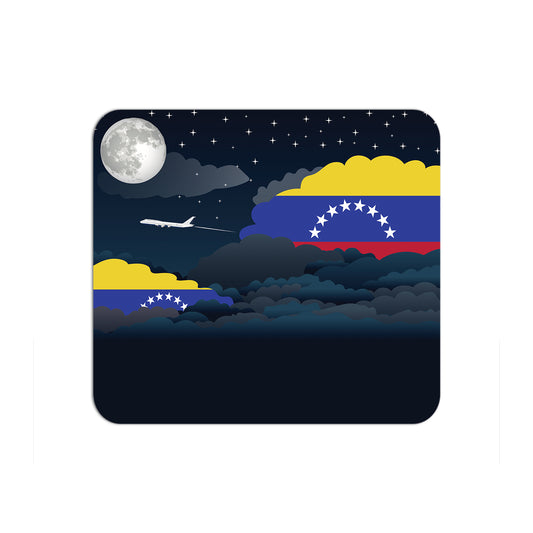 Venezuela Airplane Airport Flight Night Clouds Mousepad 