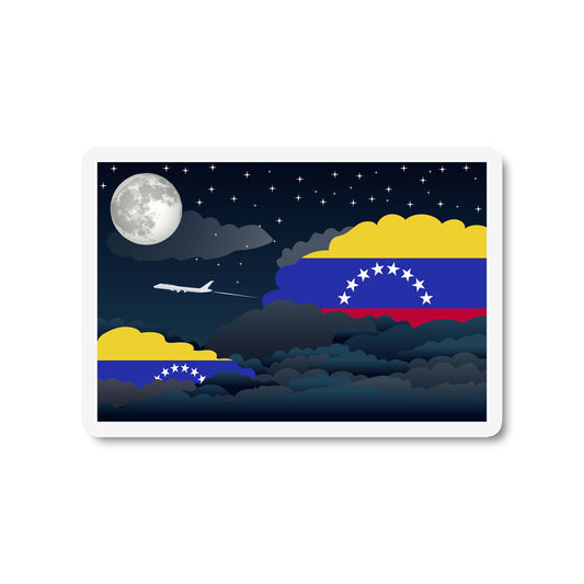 Venezuela Night Clouds Fridge Magnet