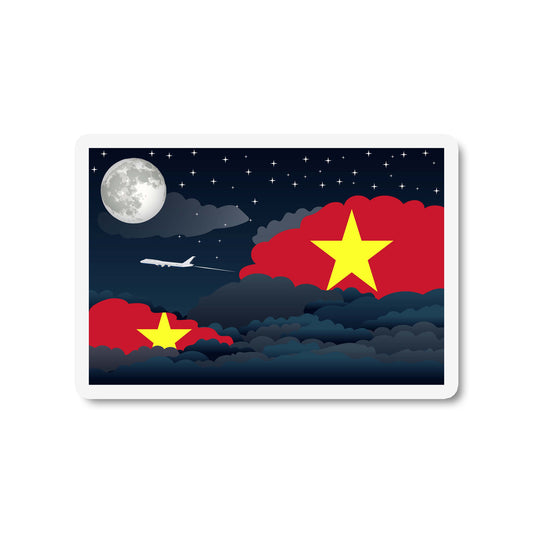 Vietnam Night Clouds Fridge Magnet