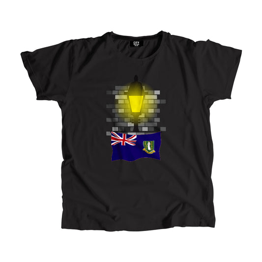 Virgin Islands UK Street Lamp Bricks Men Unisex T-Shirt