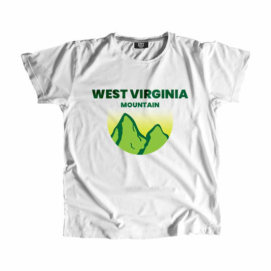 West Virginia Green Mountain Men Unisex T-Shirt Mountain Adventure Unisex T-Shirt | City Posters Plus