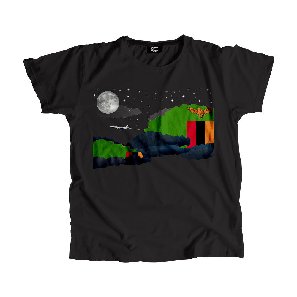 Zambia Night Clouds Men Unisex T-Shirt