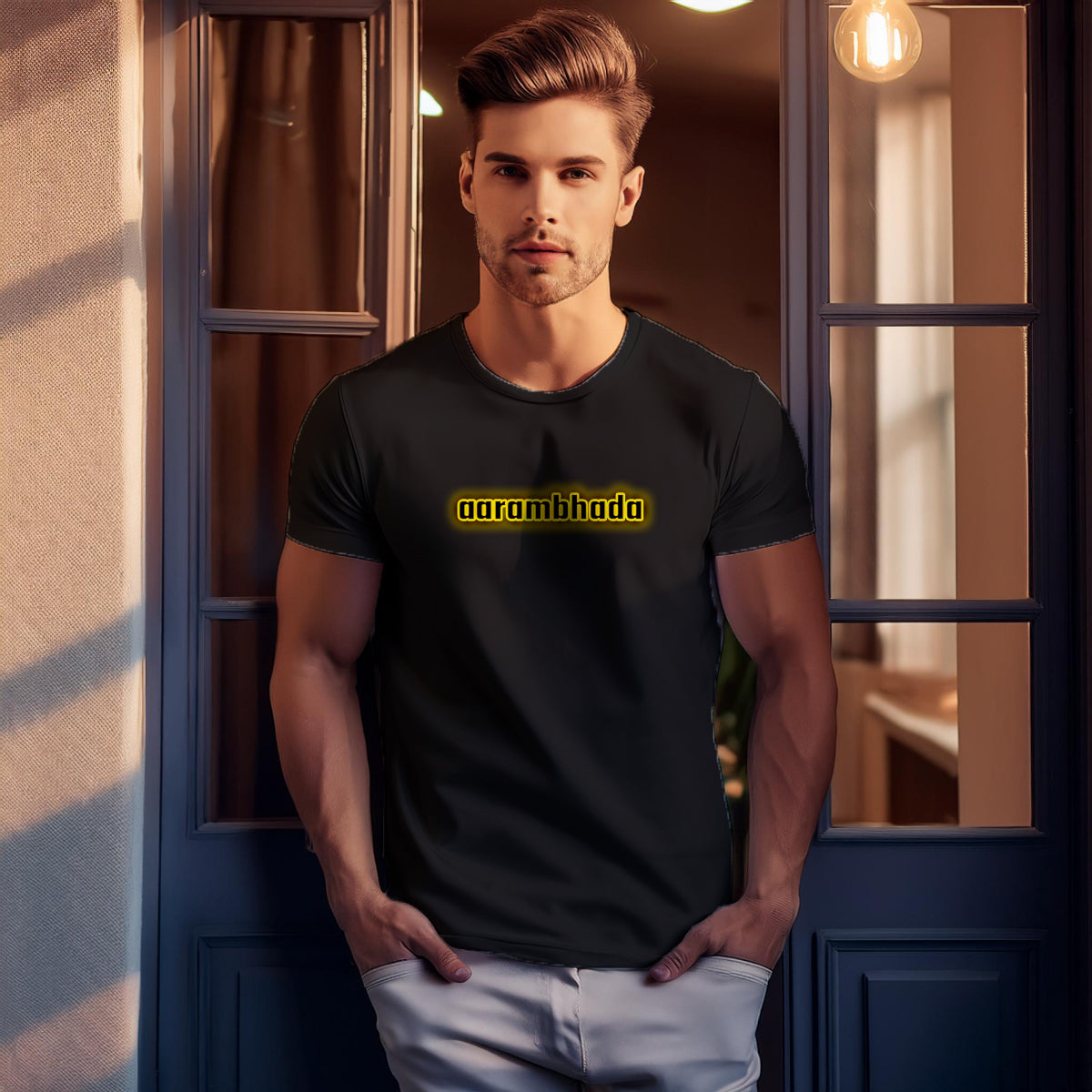 Aarambhada Typography Unisex T-Shirt