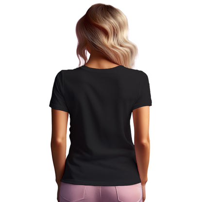 37 Number Women T-Shirt (Black) | Stylish Numeric Graphic Tee