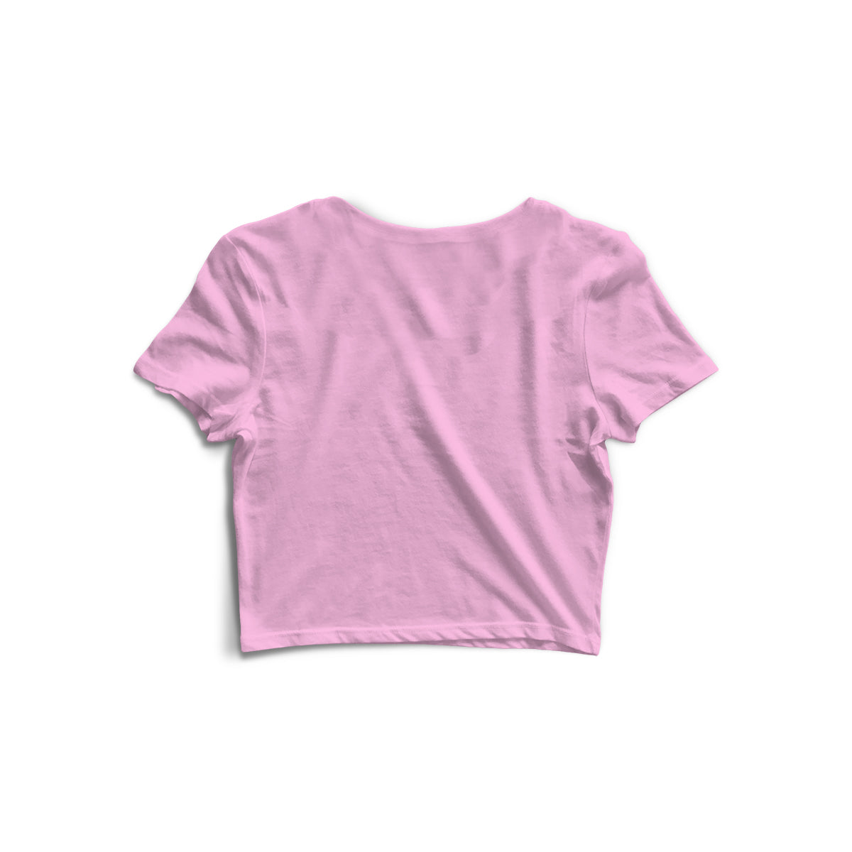 00 Number Women Crop Top (Light Pink)