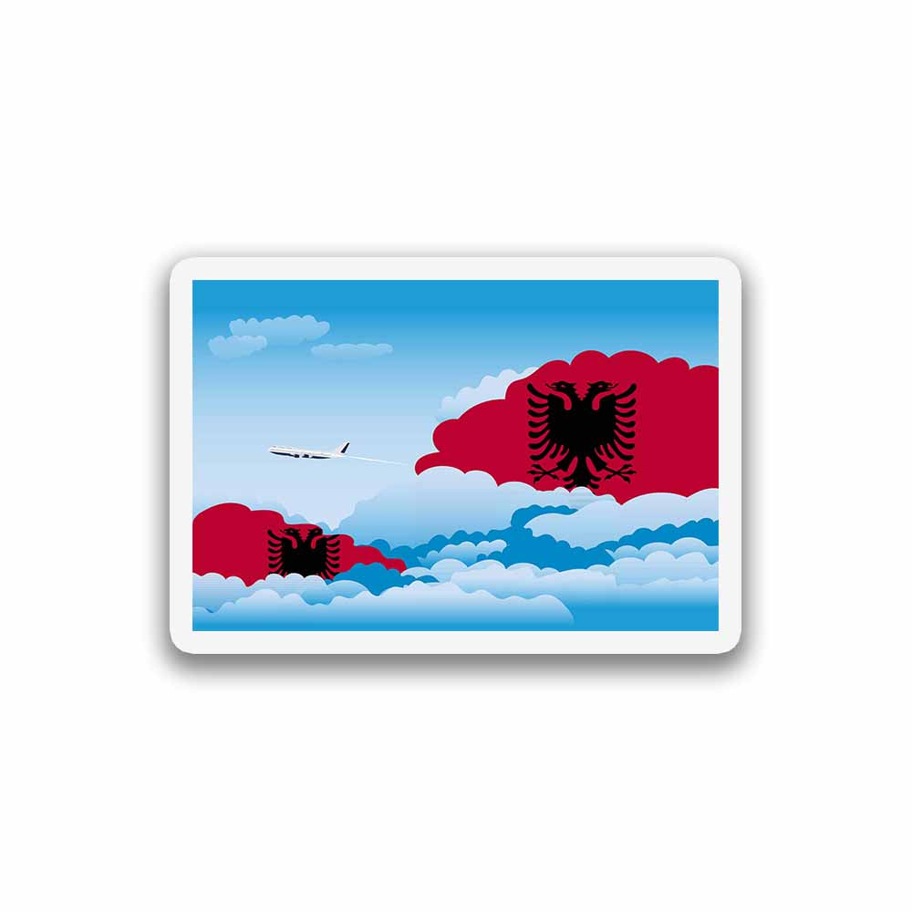 Albania Day Clouds Magnet