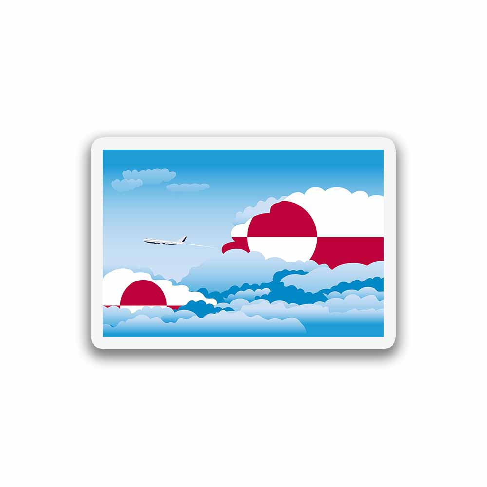 Greenland Day Clouds Fridge Magnet