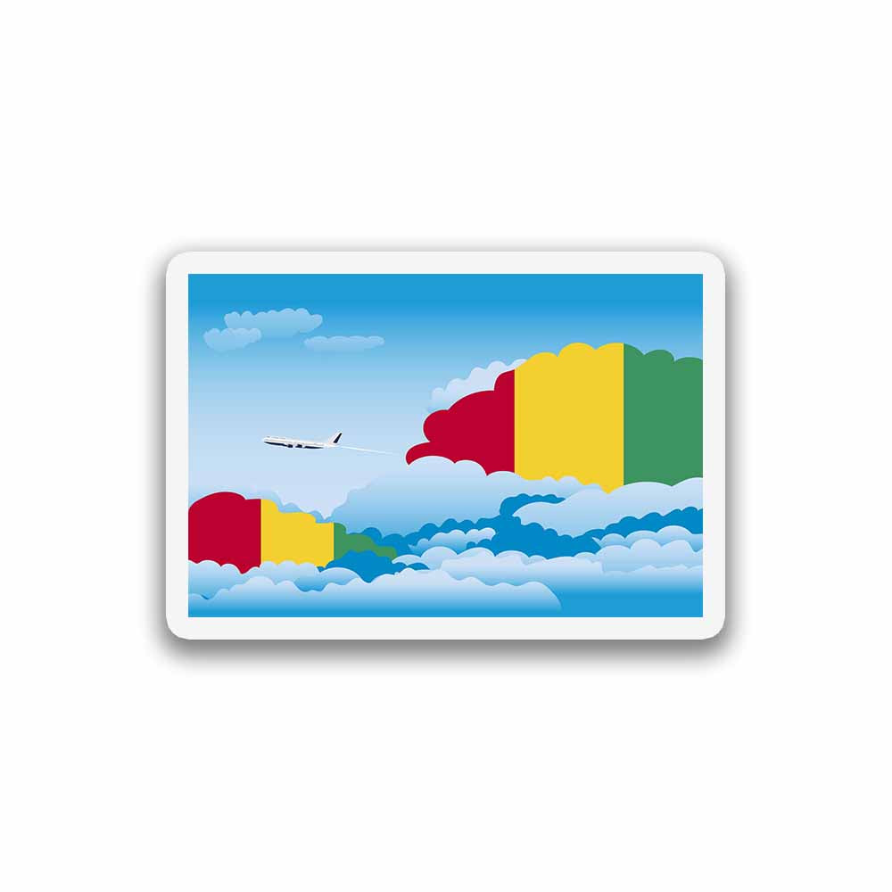 Guinea Day Clouds Fridge Magnet