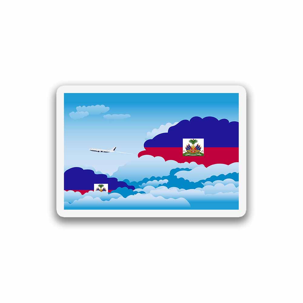 Haiti Day Clouds Fridge Magnet