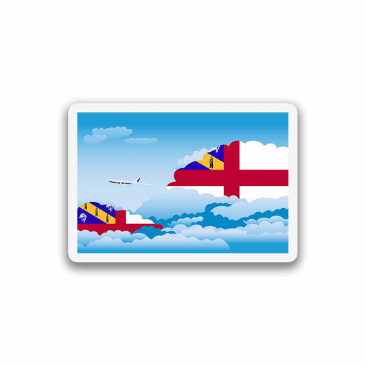 Herm Day Clouds Sticker