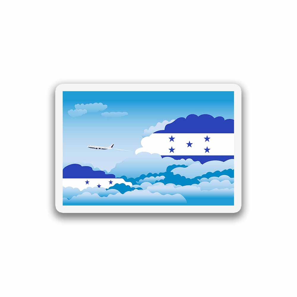 Honduras Day Clouds Sticker