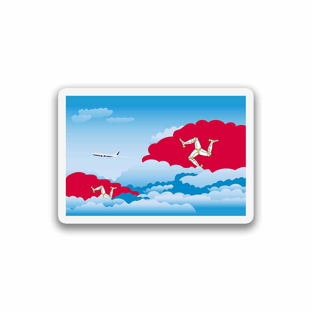 Isle of Man Day Clouds Fridge Magnet